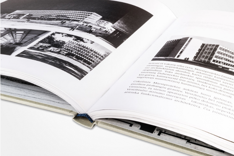 Works of architect Algimantas Sprindys book printed by KOPA